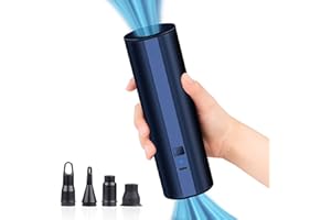 LIBERRWAY Electric Air Pump for Inflatable Air Pump - 2 x 2000 mAh Battery Rechargeable Portable Air Pump Wireless Quick Fillable Inflation Pump for Camping Air Mattress Bed