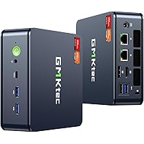 GMKtec Mini PC para Juegos, K6 AMD Ryzen 7 7840HS, Doble Nic