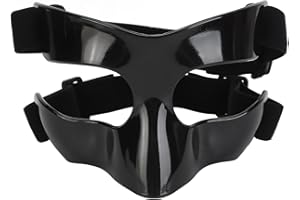 Jiawu Protezione per Il Naso per Naso , Protezione per Il Viso Regolabile Basket, Protegge Naso e Viso Lesioni Impatto, Maschere Protettive per Allenamento Sportivo