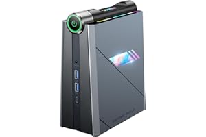 ACEMAGIC AD08 Mini PC, Ιntel i9-11900H (8C/16T, hasta 4,9 GHz), 16GB DDR4 512GB NVME SSD,Mini Ordenador de Sobremesa | WiFi 6 | BT 5.2 | RGB DDR,Ordenador Pequeño