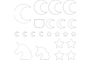 Yeenee 22 Pieces Metal Dream Catcher Rings Silver Floral Hoop Wreath Rings Macrame Rings Crafts Hoops Rings for DIY Wedding Wreath Decor, Dream Catcher and Macrame Wall Hanging Craft