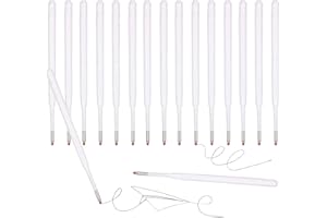 teng hong hui 30 Pieces Black Ink Pen Refills, Replaceable Ballpoint Pen Refills with Smooth Writing Ballpoint Pen Refills 1mm Black Retractable Pen Refills for Ballpoint Pens for School and Office