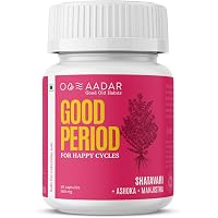AADAR GOOD PERIOD | For Hormone Balance, PCOS, Period Pain relief and Mood Swings | Shatavari, Ashoka, Turmeric for…