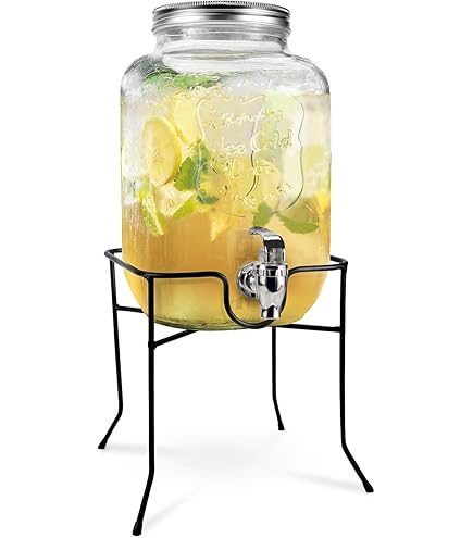 Dispenser Nerthus FIH 285 - 3 Litri, Vetro, Con Supporto Metallico - Foto 10