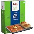 Gits Ready to Eat Pav Bhaji, Pure Veg, Heat and Eat Indian Chaat, Microwaveable, 300g