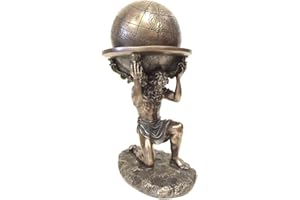 Veronese Design Estatua del Atlas Griego Titán Que Lleva el Mundo