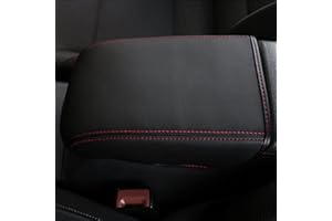 SXCY per VW Golf 7 7,5 GTI GTD GTE 2013-2019 Copertura Bracciolo, Golf 7 Centrale Bracciolo Copri Protezione in Pelle PU, Golf 7 Accessori (Linea Rossa)