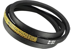 Kozelo A-51 Guida Cinghia trapezoidale - Cinghia Trapezoidale [51-" Interno Circonferenza] Cinghie Sezione A Gomma Guida Cintura Avvolta per Trasmissione Usa