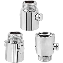 G1/2 Thread Valve 3-Pack Water Flow Control Valves G1/2 | S With Push Button Shower Head Shut Off Valve