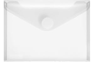 FOLDERSYS Polypropylene Envelope A6 Landscape Transparent Pack of 10