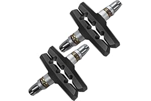 DESDIRA 2 Paires de Plaquettes de Frein Premium pour vélo, Plaquettes de Frein V-Brake Professionnelles pour VTT, kit de Blocs de Frein pour vélo
