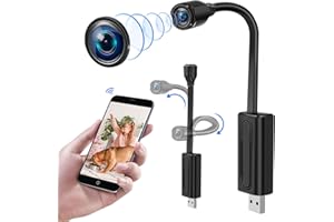 CYI Mini Telecamera WiFi Interno Nascosta, Microcamera Spia Invisibile con Audio HD 1080p, Mini Videocamera Sorveglianza Interno Con il Rilevamento del Movimento Utilizzabile in Remoto
