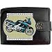 Produktbild KAWASAKI ZZR 600 Blau Grün Bild auf KLASSEK Marken RFID Herren Geldbörse Portemonnaie Echtes Leder Motorrad Bike Zubehör Geschenk mit Metall Box NICHT OFFIZIELLE Kawasaki Produkte