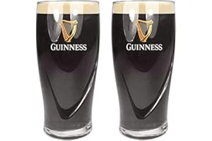Guinness Official Merchandise - Vaso de cerveza (juego de 2)