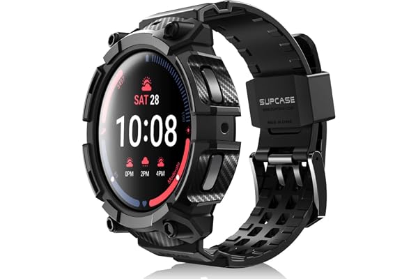 SUPCASE Fodral för Galaxy Watch 5 Pro 45 mm version 2022 Unicorn Beetle Pro, robust skyddsfodral med remmar