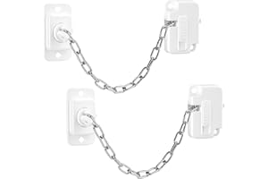 Hemiks 2 Stück Kühlschrank Schloss, Ohne Bohren Fenstersicherung Kinder, Einstellbar Kühlschrankschloss Schranksicherung Baby für Türen Waschmaschinen, 3.3*6*26.5cm