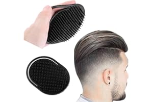 WARESHARK Hand Pocket Men Hair Soft Comb Brush Portable Scalp Massager Palm Size for Home Travel Office