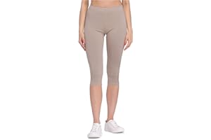 Bellivalini Legging 3/4 Pantalon Capri en Viscose Tenue Sport Femme BLV50-148
