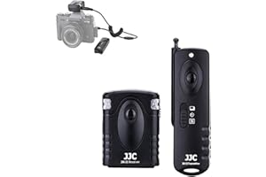 KIWIFOTOS Funk Fernauslöser für Fuji Fujifilm X-M5 X100VI X-T5 X-T4 X-T3 X-T30 III II X-T20 X-H2 X-H1 X100V X100F X-Pro2 GFX50S GFX100 X-T100 X-E5 X-E3 X-E2 XF10 X-A5 Ersetzt Fujifilm RR-100 Fernauslöser