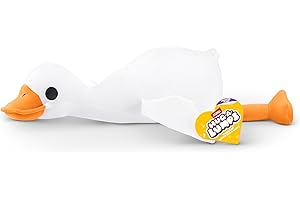 Hug-A-Lumps 1.5kg Weighted Cuddly Squishy 14.5 inch Animal Plush by ZURU, Comfort Companion for Anxiety Relief, Calming Soft Toy for Kids and Adults (Goose/Mav)
