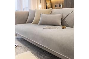 ‎HOVOTO Hovoto Sofa Überzug, Sofabezug Anti Rutsch, Hund Katze Überwurf Hundedecke Ecksofa Sofa Schutzdecke, L Form Sofa Überwurfdecke, Universal Sofabezug, Waschbar Couchschoner, Himmelgrau, 70 * 150cm