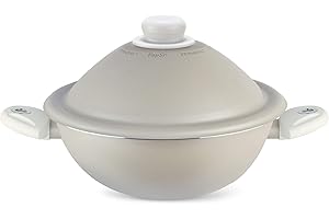 Pensofal, Padella wok, Serie White Diamond®, VapSì Wok, Alluminio con Rivestimento Antiaderente a 6 Strati, Diametro 24 cm, 3 litri, Manici Soft Touch, In scatola regalo, Adatta all'induzione, Bianco