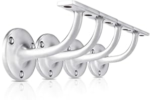 XFORT Robusti supporti per corrimano in cromo satinato