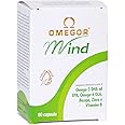 OMEGOR Mind Omega 3 and Bacopa Monnieri - Memory and Focus Supplement for Kids and Senior with Borage Oil, Zinc and Vitamin B (60 Capsules)