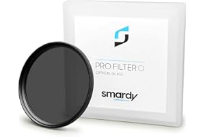 smardy 49mm ND4 Filtre a Lentille Densité Neutre Gris pour Objectif + Chiffon de Nettoyage Microfibre