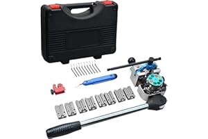 ‎ZOOMTOOLS Zoomtools Professional Bremsleitungs-Bördel-Werkzeugsatz für 45-Grad-Einzel-, Doppel- und Bubble-Bördel, Ø 4,75mm/6,35mm/8mm/9,5mm, Bördelgerät