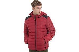 TONY BACKER Giubbotto Jacket Giacca Uomo Invernale con Cappuccio Rimovibile, Giubbino Giacchetto Uomo Giubbini Giubbotti Invernali Caldo Antivento