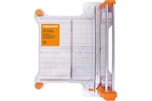 Fiskars ProCision Rotary Bypass Trimmer, Plastic/Metal, Orange, 12-Inch