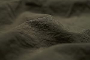 L1NK STUDIO Bettwäsche 260 X 220 cm - Bettbezug Baumwolle 100% (Perkal 200 Fäden) für Bett 180 cm Uni einfarbig Oliva