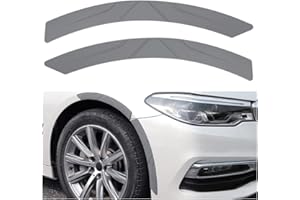 CGEAMDY 2 Stück Kratzer Auto Radkasten Kotflügel Augenbrauen, Auto Rad-Augenbrauen-Streifen, Universal Anti Kollision Radlauf Schutz Aufkleber, Universelles Schutzzubehör Für Automobile(Grau)