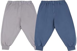 MOEMOE BABY Pantalon Impermeable Enfant|Jupe de Couche Léger|Culotte Apprentissage Propreté Garcon|Pantalon Apprentissage Propreté Nuit|Couche Imperméable Enfant,3-5 Ans,Gris Clair,M