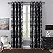Produktbild YYH 2 Stück Blackout Vorhänge aus Polyester Jacquard gedruckt fertig Gardinen , 140x240cm