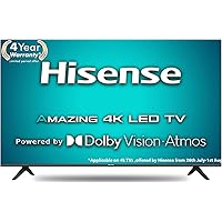 Hisense 108 cm (43 inches) 4K Ultra HD Smart Certified Android LED TV 43A71F (Black) (2020 Model) | With Dolby Vision…