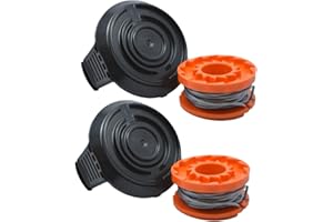 DRYFAL 2Pcs Strimmer Line Spool & 2Pcs Strimmer Cover For MCGREGOR MCT1825 MCT2X1825 18V Strimmer Trimmer