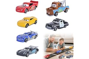 Voiture Cars, ADDLIVE 6 Pièces Camion Cars, Petite Voiture Enfant, Jouet Ca-rs, Jouet Voi-ture Bebe, Voi-ture Miniatures avec des Motifs Coloré, Jo-uet Enfant 3 Ans, Cadeau Anniversaire Enfants Invite