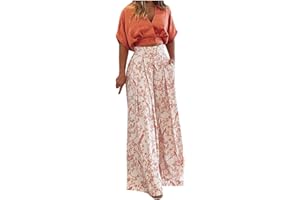 FunAloe Two Piece Outfit Women Plus Size Clearance Leisure Suits Uk Cropped Tops & Printed Wide Leg Palazzo Trousers Lounge Wear Summer Co Ord Sets Tracksuit Airport Outfit Uk Size uk size