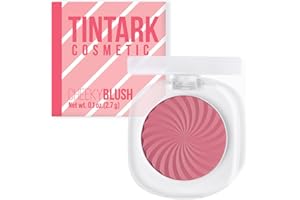 TINTARK Cheeky Blush Palette, Fard in Polvere Make up Viso, Resistente All'acqua e Al Sudore, Lunga Durata, Matte, Adatto a Diversi Gruppi Di Pelle, Talc Free, 2.7g(05)