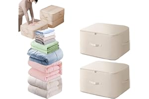 GAFUTOZM Sac de Compression Ultime Space Master, Casa Corner Pratique et Efficace Sac Compression Couette et Vêtements Sans Aspirateur, étanche à L'eau et à La Poussière (Beige, M*2)