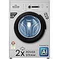 IFB 6 Kg 5 Star with 2X Power Steam, AI Powered, Fully Automatic Front Load Washing Machine (DIVA AQUA GBS 6010, In-built Heater, Grey)