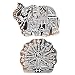 Hashcart (5 inch, Set of 2) Wooden Printing Stamp Block Hand-Carved for Saree Border Making Pottery Crafts Mehandi Printing RS.399.00