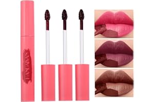 BELIKY GIRL 3 Colors Peel Off Mask Lip Gloss Set, Tattoo Magic Color Matte Natural Reveal Lip Stain Lip Tint, Waterproof Long Lasting Highly Pigmented Color Lip Gloss Lipstick Makeup for Women and Girls, Kit B