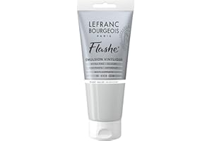 Lefranc Bourgeois Flashe Acrylique Tube 80ml Blanc Nacré Iridescent