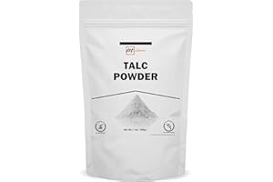mGanna 100% Natural Talc Powder 1 LBS / 454 GMS for Facial Make-up and Cosmetic formulations