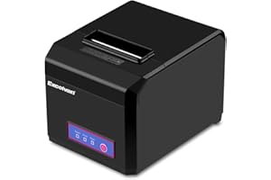 Excelvan Bluetooth 80MM Taglio Automatico Stampante Termica per Ricevute Stampanti a Matrice per Android, Windows, IOS
