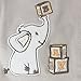 Jacky Baby Unisex 100% Cotton - Beige/Streifen - Jacky Elephant Reversible Jacket, 294101 -  White - 9.5