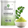 I AM MORINGA Moringa Powder 100 gm 100% Natural Drumstick Leaf Powder Good for Skin, Hair Healthy Plant based Protein Powder with No Chemicals and Preservatives